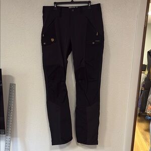 Fjallraven Women's Nikka Curved Trousers Black Size 14